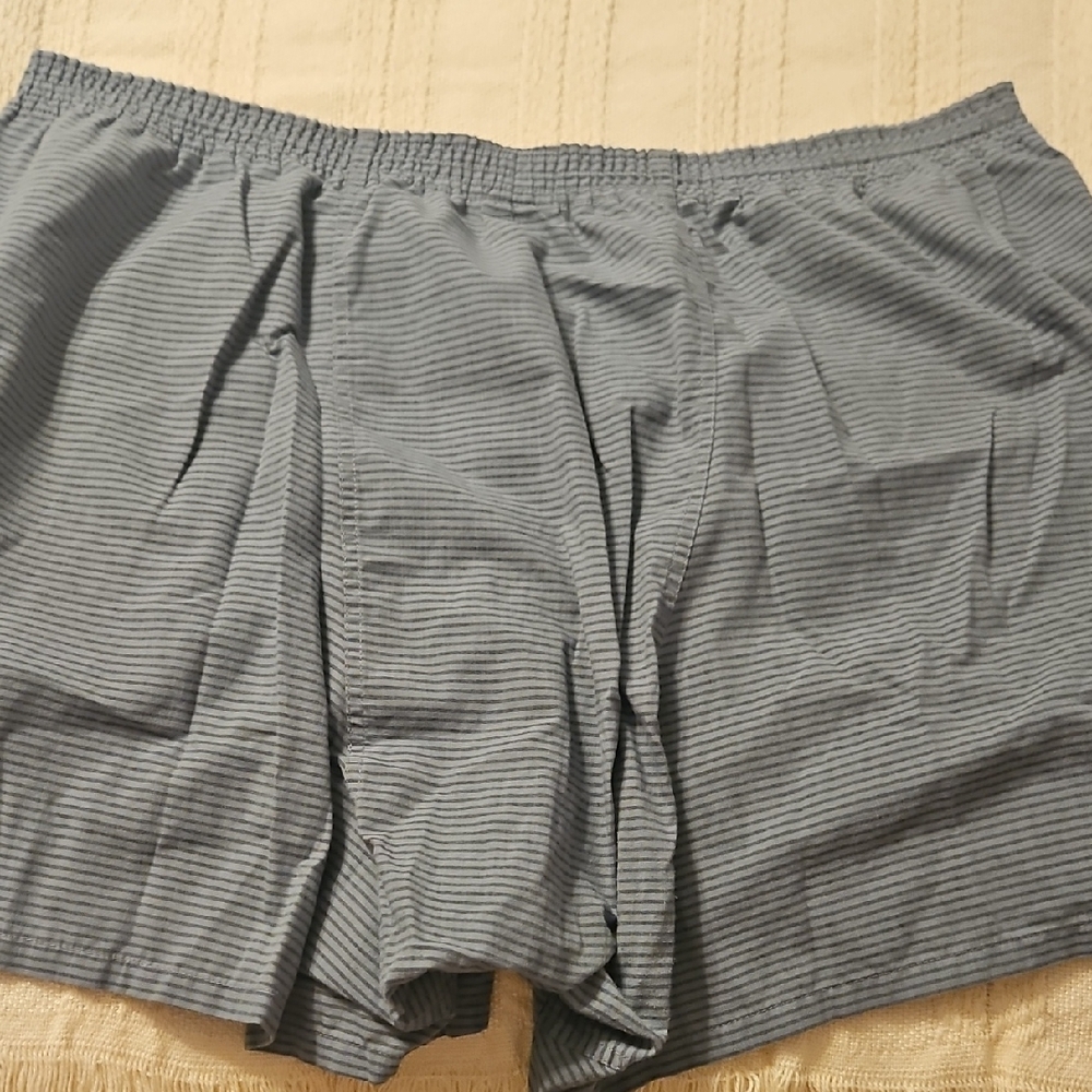 Jockey Men's Plaid and Striped Boxer Underwear - Blue, Gray, Beige - Picture 5 of 11
